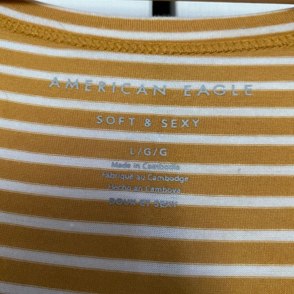 yellow striped tee - Picture 3 of 3
